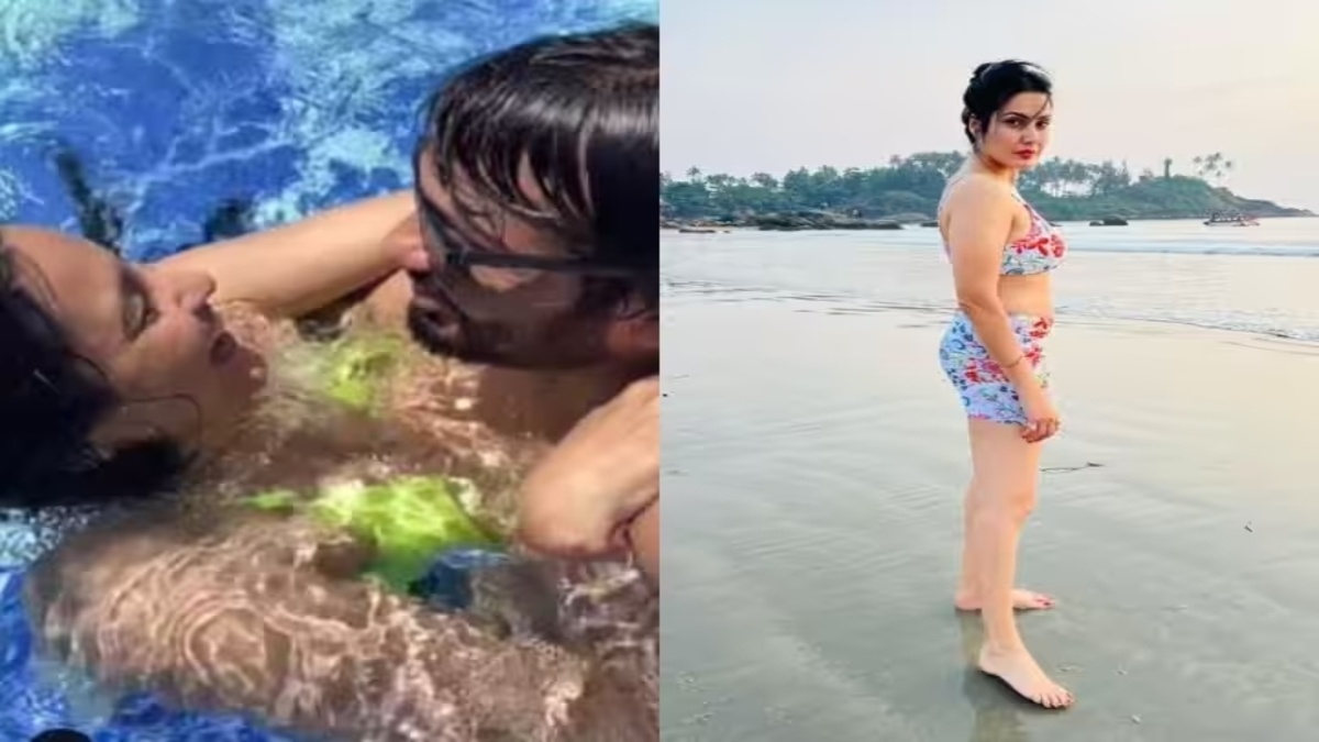 Kamya Punjabi Gets Cosy With Husband Inside A Pool, Fans Surprised At Her Boldness- Checkout!