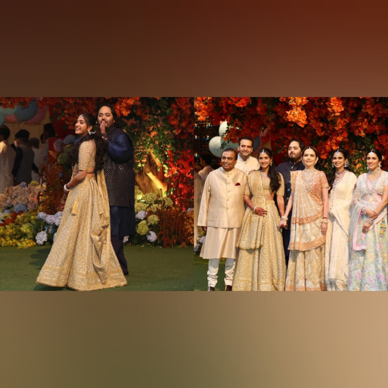 Pics Of Anant Ambani & Radhika Merchant Engagement