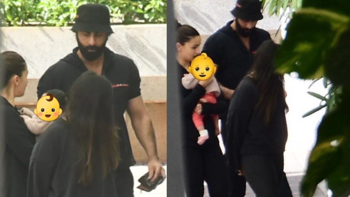 Baby Raha’s First Picture Surfaces Online, Enjoys Walk Ride With Mommy Alia, Papa Ranbir: See Pics!