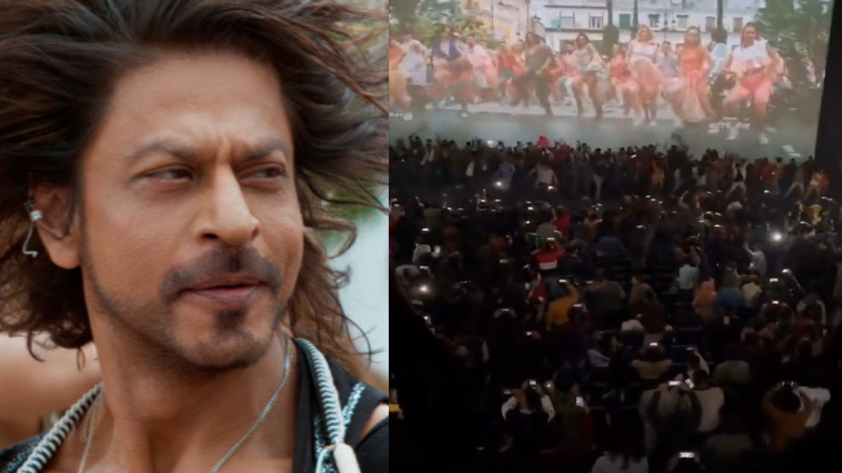 Theatre Turns Stadium On First Day Of ‘Pathan’ Release, SRK Fans Seen Dancing Inside: Watch