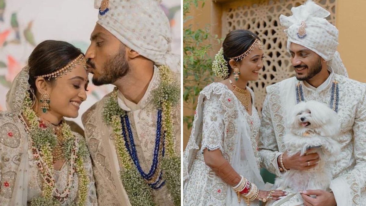 Indian Cricketer Axar Patel Ties Knot To His Dietitian Girlfriend Meha Patel With Gujarati Ritual, See pictures!