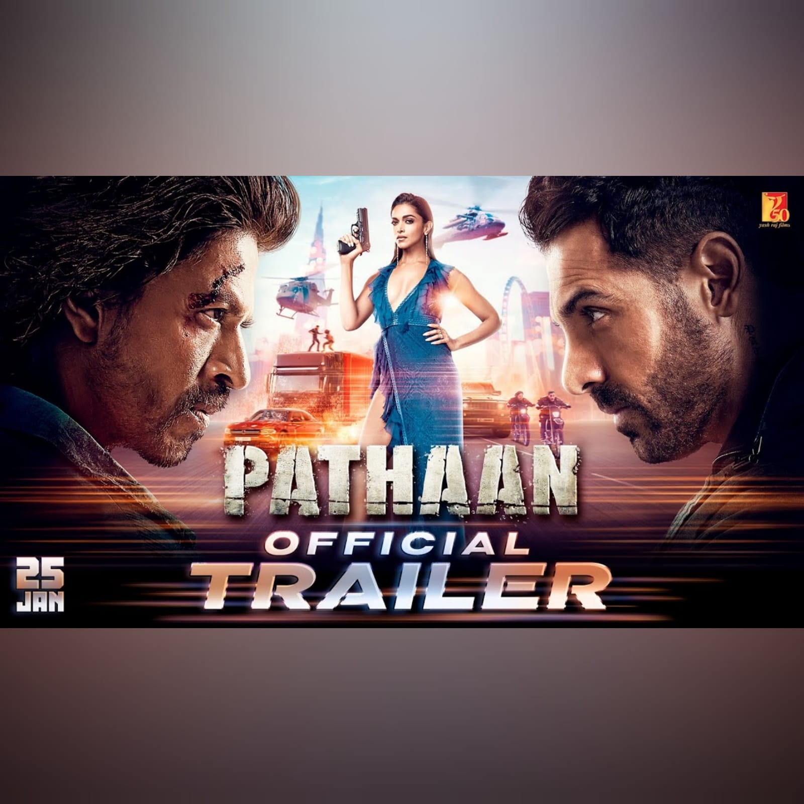Shah Rukh Khan-Deepika Padukone Pathaan Movie Trailer Out