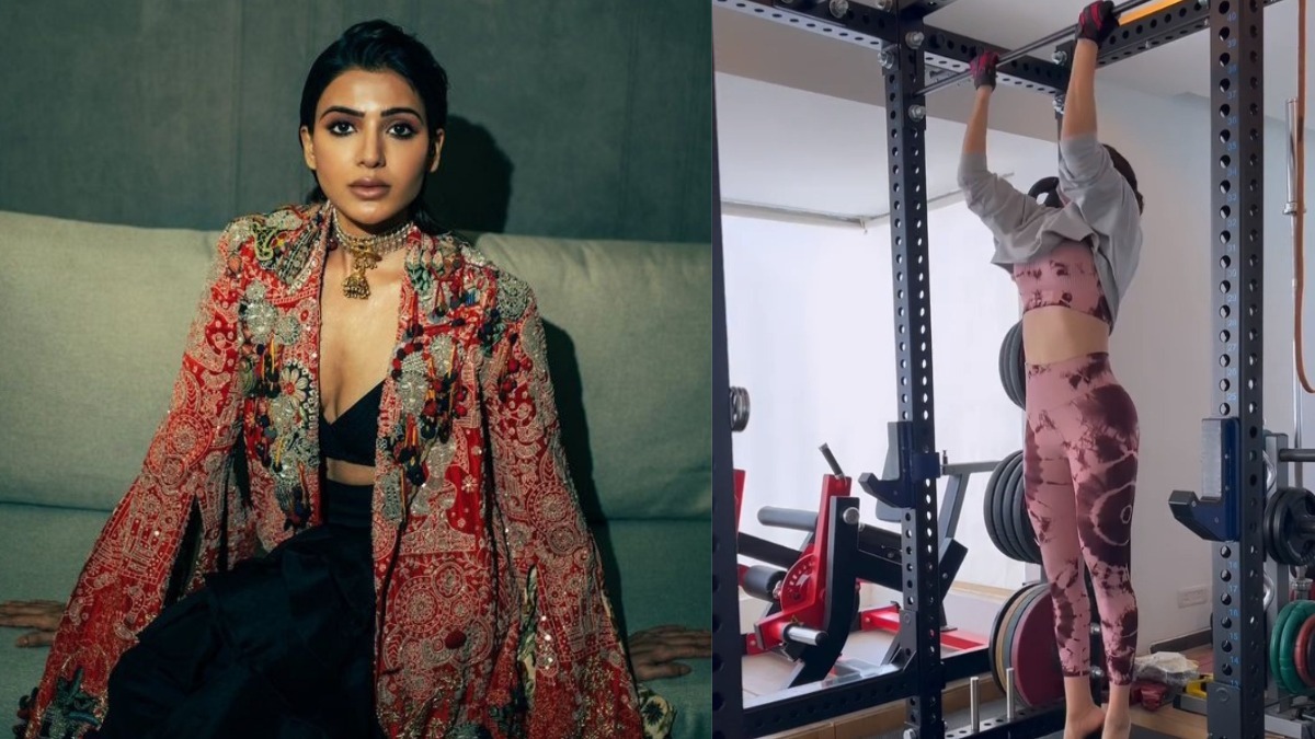Samantha Ruth Prabhu Sets Major Workout Goals While Doing Intense Pull Ups: ‘Strength Is Not What You Eat’!