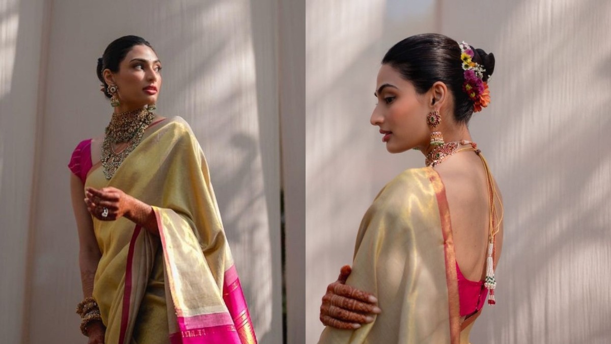 Pre-Wedding Style Diaries: Athiya Shetty’s Kanchivaram Saree Exudes Grace And Elegance; Checkout Pics!