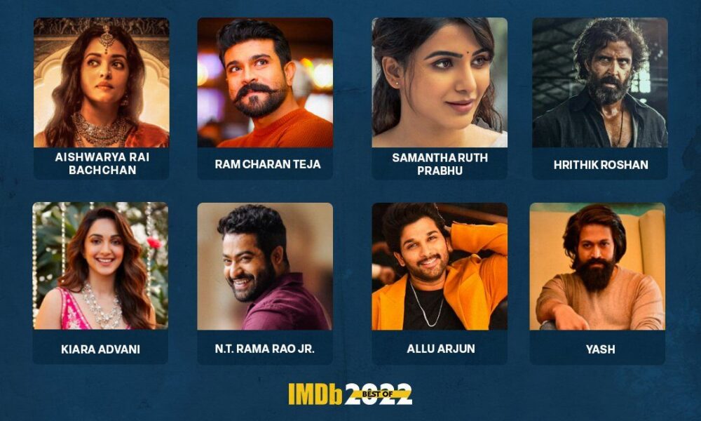 Top Popular Indian Stars of 2022: Hrithik Roshan, Allu Arjun, Samantha Ruth Prabhu and more