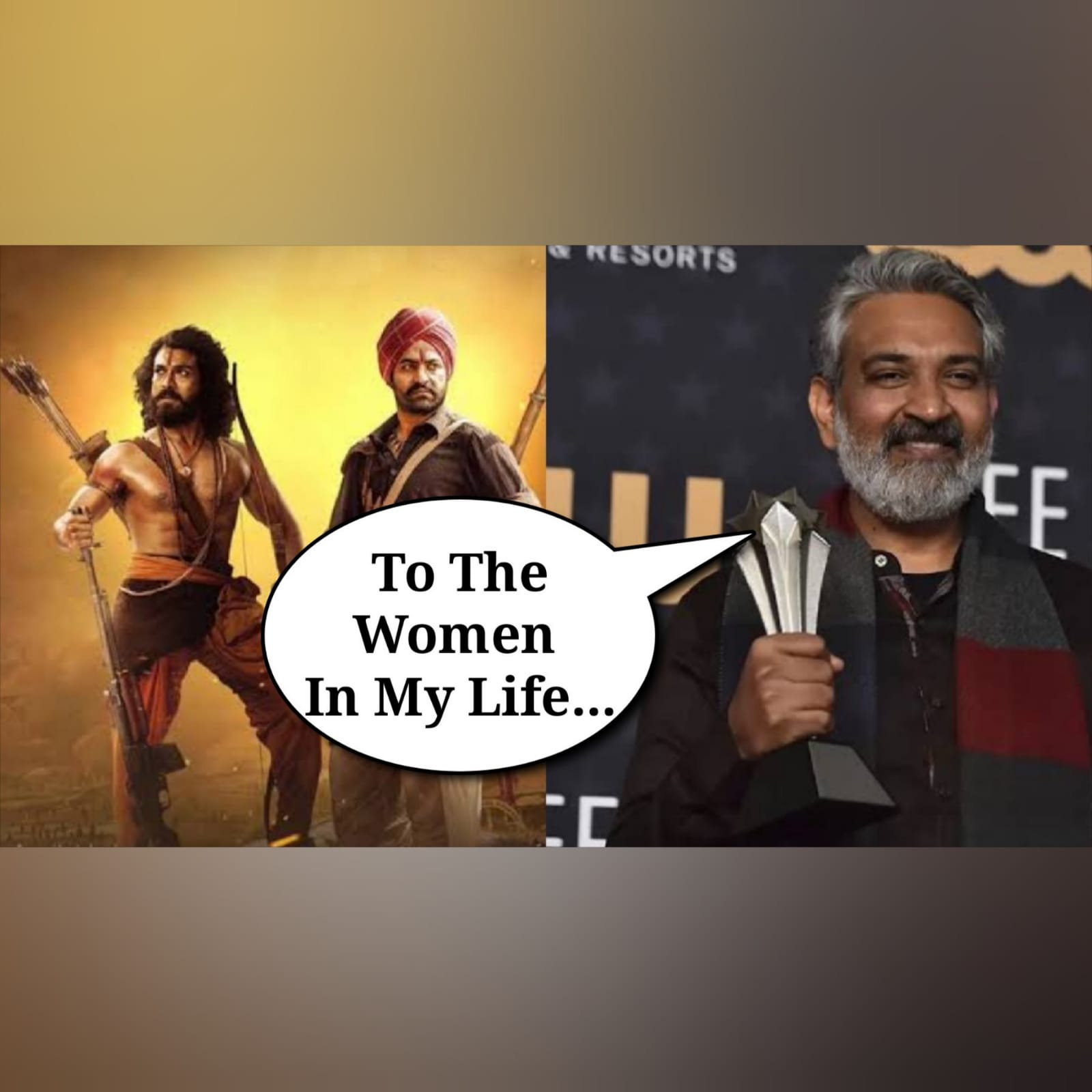 RRR Wins Best Foreign Film At Critics Choice Awards; See SS Rajamouli Speech