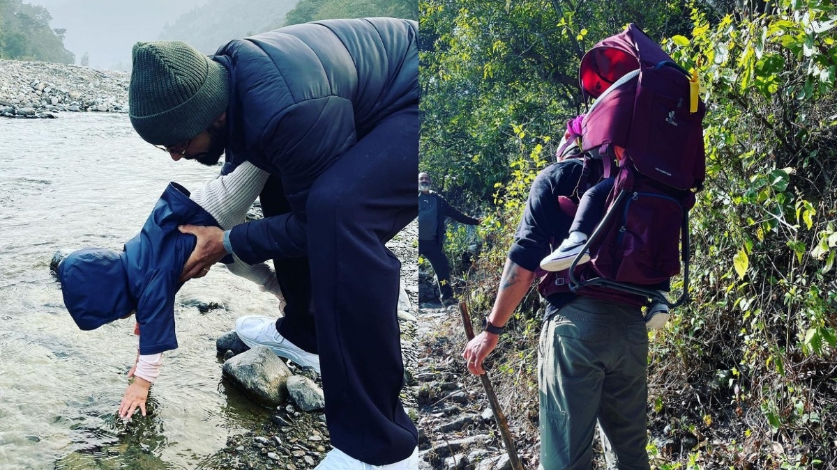 Baby Vamika Go For Mountain Trekking In Uttarakhand With Momma Anushka, Papa Virat Kohli: See Pics!