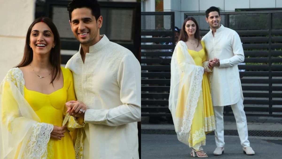 Kiara Advani Looked Gorgeous In Yellow Anarkali Ahead Of Her Mumbai Reception: Checkout Pictures