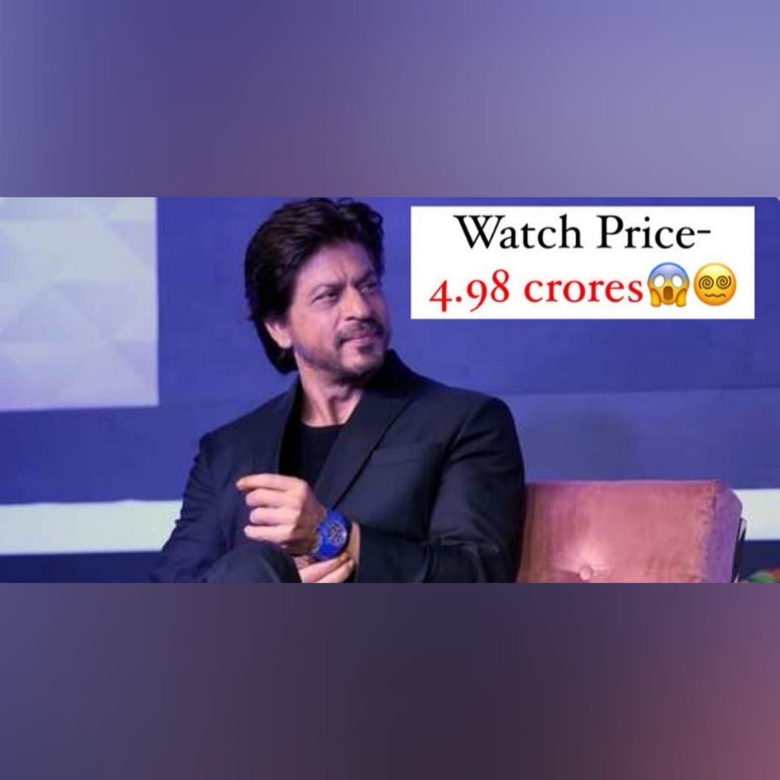 Shah Rukh Khan Wears A 4.98 Crore Wrist Watch!