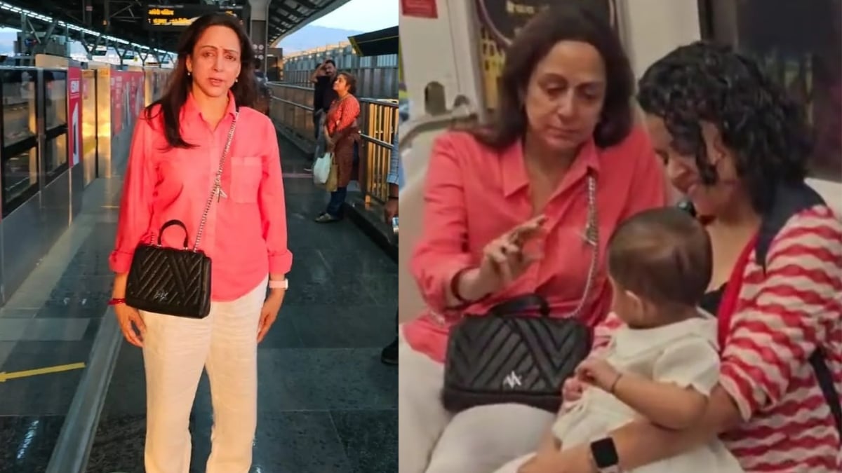 Dream Girl Hema Malini Leaves The Car And Travels In Metro, Fans Love Her Humble Nature!