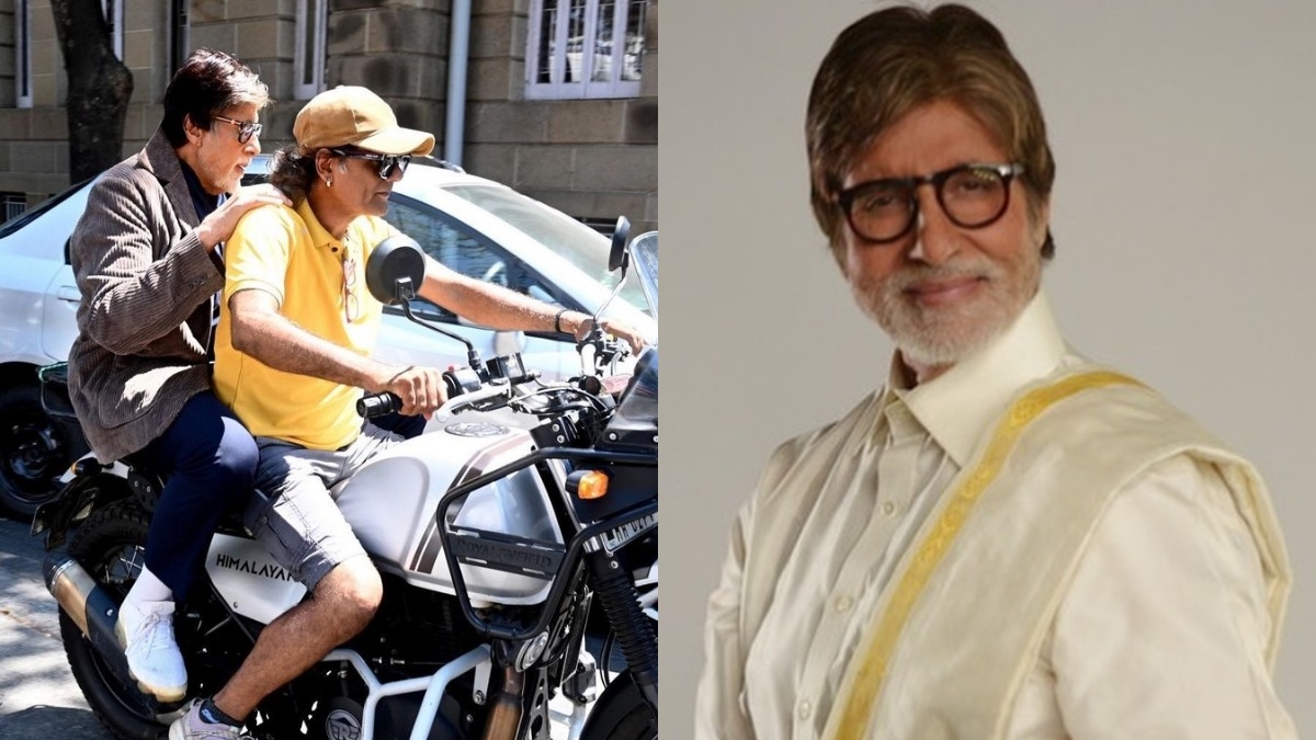 Amitabh Bachchan Asks For A Lift From An Unknown Person, Fans Ask About ‘Helmet’!