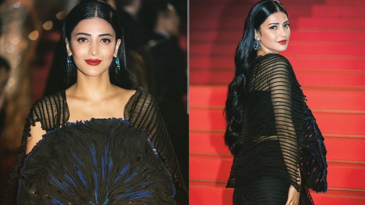 Cannes 2023: Shruti Hassan Dazzles With Her Black Beauty On Red Carpet, Fans Go Wow!