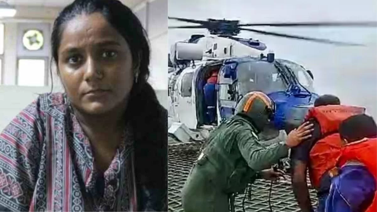 Whilst Gujarat Cyclone ‘Biparjoy’, Woman Delivers Baby After Her Rescue Operation!