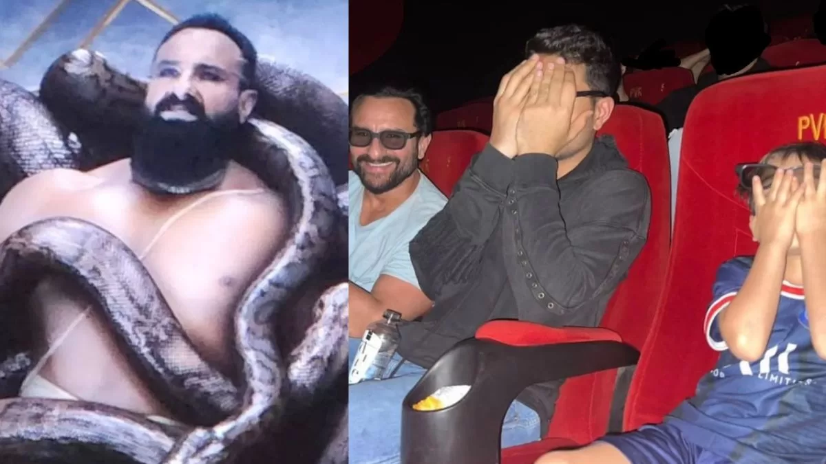 Saif Ali Khan’s Sons, Taimur-Ibrahim Hide Faces While Watching ‘Adipurush’; Troll Says ‘Baap Ki Buri Acting Ka Sadma’