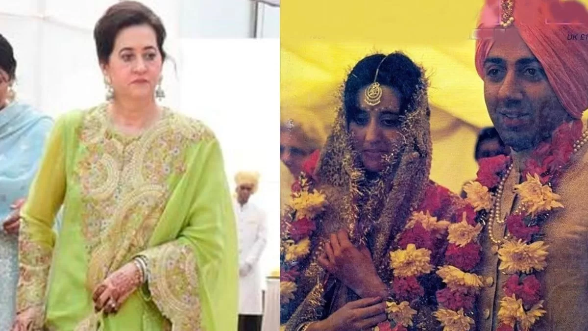 Sunny Deol’s Wife Pooja Re-appears After Years, Stole Limelight At Son Karan’s Wedding!