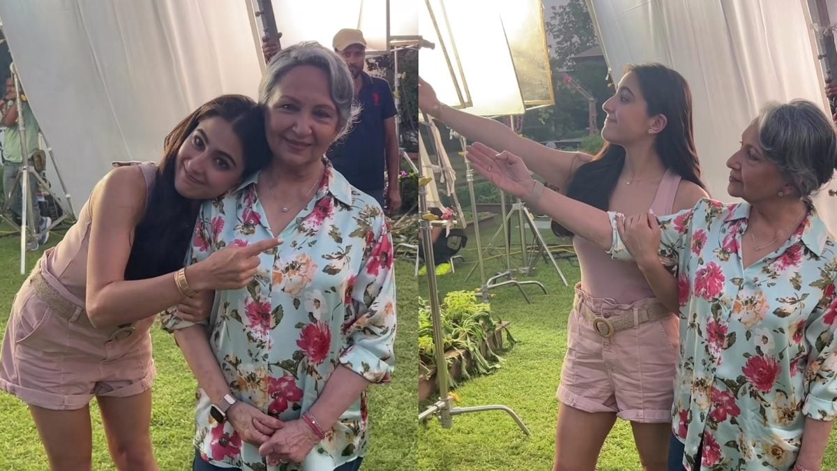 Sara Ali Khan Bonds With Grandmother Sharmila Tagore In This Cute Reel, Fans Call Them ‘Adorable’