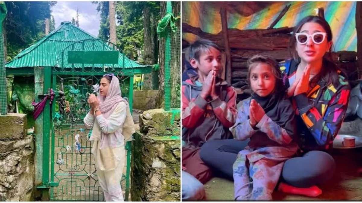 Sara Ali Khan Embarks On A Spiritual Trip In Kashmir, Interacts With Native Kids!