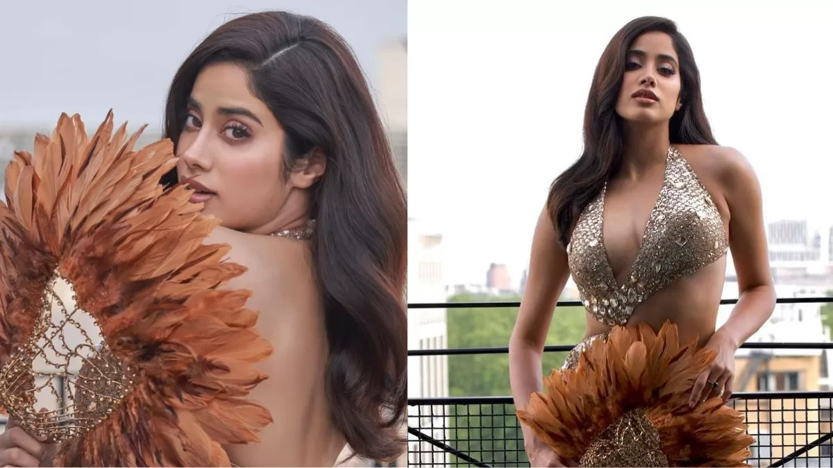 Fashion Moment: Janhvi Kapoor Rivals Golden Hour On Any Given Day In An Antique Gold Backless Gown!