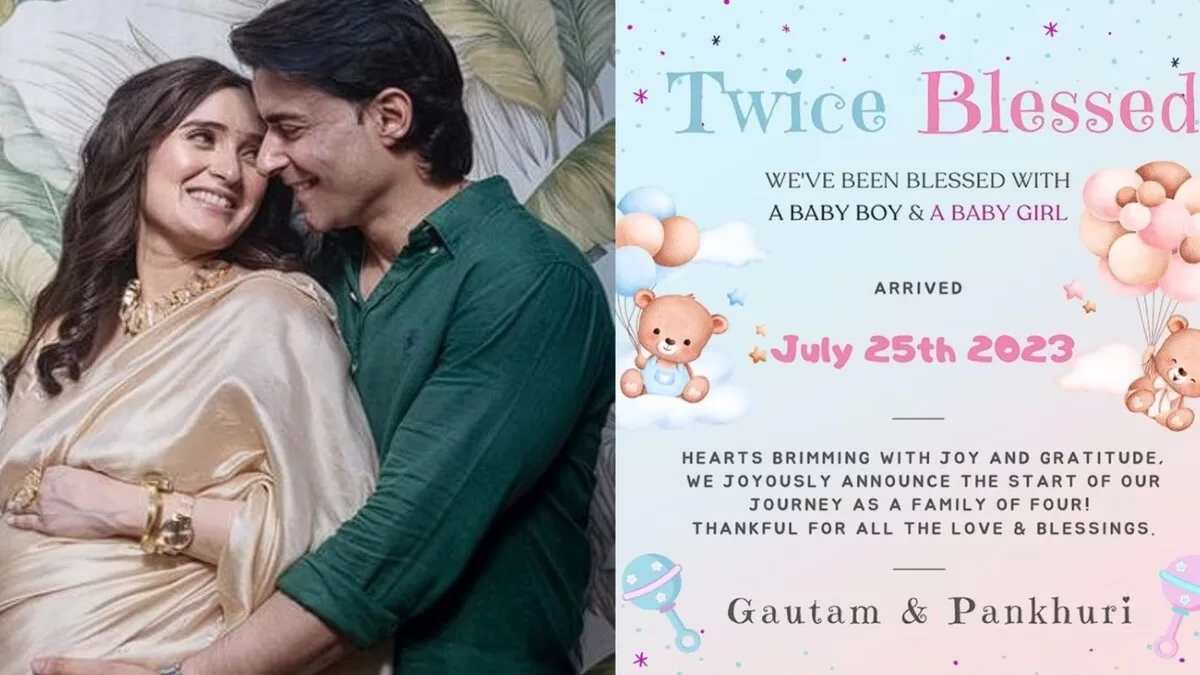 ‘Twice Blessed’: Gautam Rode-Pankhuri Awasthy Become Parents To Twins After 5 Years Of Marriage