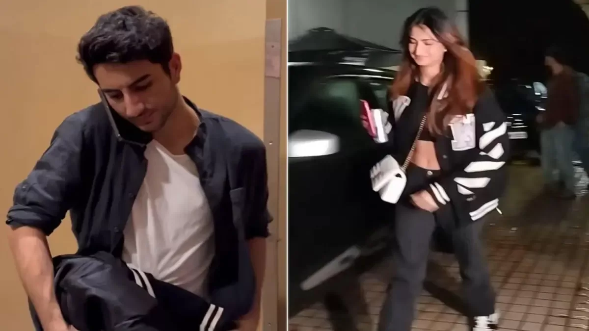Ibrahim Ali Khan Spotted Carrying Rumored GF Palak Tiwari’s Jacket Post A Movie Date- Checkout!