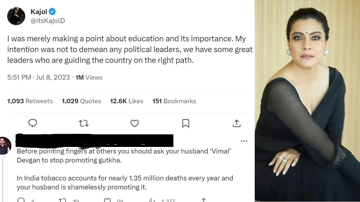 Kajol Trolled For ‘Uneducated Politicians’ Remark, Later Clarifies On Twitter