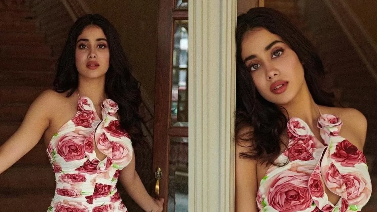 Style Check: Janhvi Kapoor’s Floral Ruched Midi Dress Brings Summer Vibes To A Rainy Day!