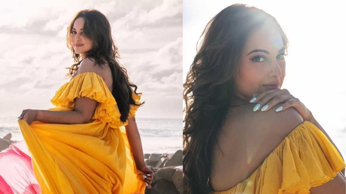 Vacation Diaries: Sonakshi Sinha’s Flowy Colour Block Maxi Dress Perfectly Sums Up Beach Style!