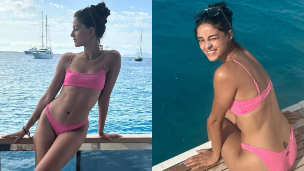 Ananya Panday Channels Inner Barbie As She Shows Off Her Toned Body In Pink Bikini; Suhana Khan Reacts!