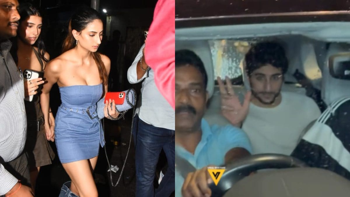 Palak Tiwari Turns Heads in a Sexy Blue Outfit, Fuels Ibrahim Ali Khan Dating Rumours; Watch