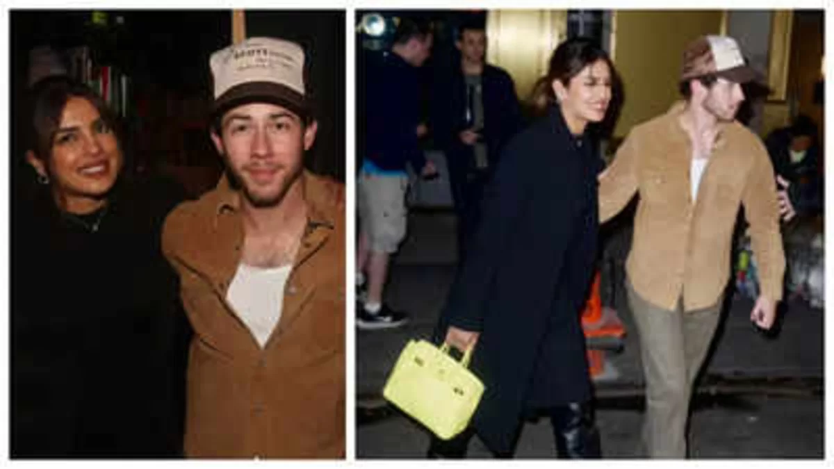 Priyanka Chopra Joins Nick Jonas For A Date Night, Radiates In An All-Black Ensemble. Pics Inside!