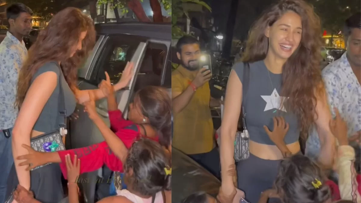 Disha Patani Mobbed By Group Of Children Outside Restaurant, Fans Appreciate Her Calm Nature!