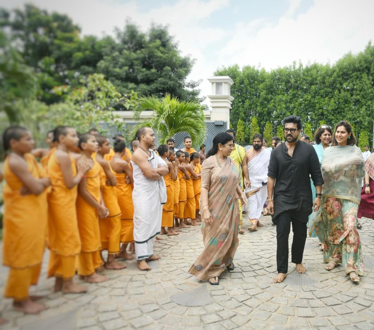 Klin Kaara celebrates first Ganesh Chaturthi with parents Ram Charan and Upasana