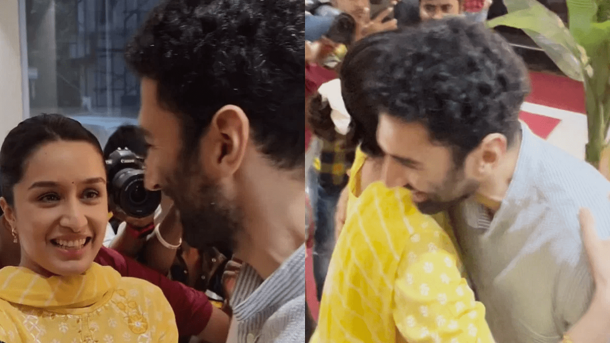Alleged Exes Aditya Roy Kapur And Shraddha Kapoor Share A Warm Hug At Ganpati Darshan; Fans React!
