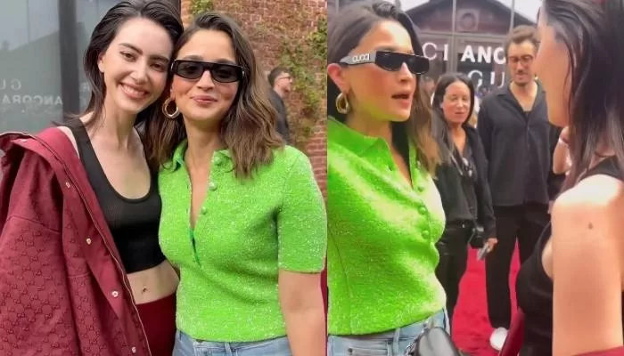 Alia Bhatt Brutally Trolled For Chewing While Talking To Thai Actress, Davika Hoorne At Gucci Show: See Here!