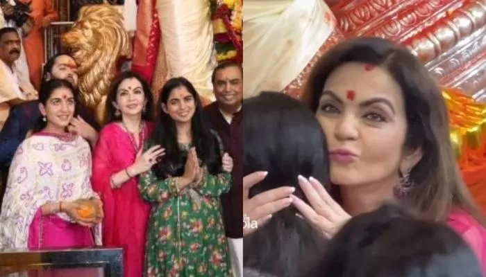 Nita Ambani Gets Captured Embracing Her To-Be-‘Bahu’, Radhika Merchant During Ganpati ‘Darshan’ Checkout!