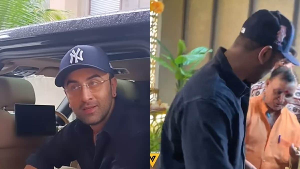 Ranbir Kapoor Debuts New Look, Steps Out Wearing Customised Cap With Raha’s Name; Watch