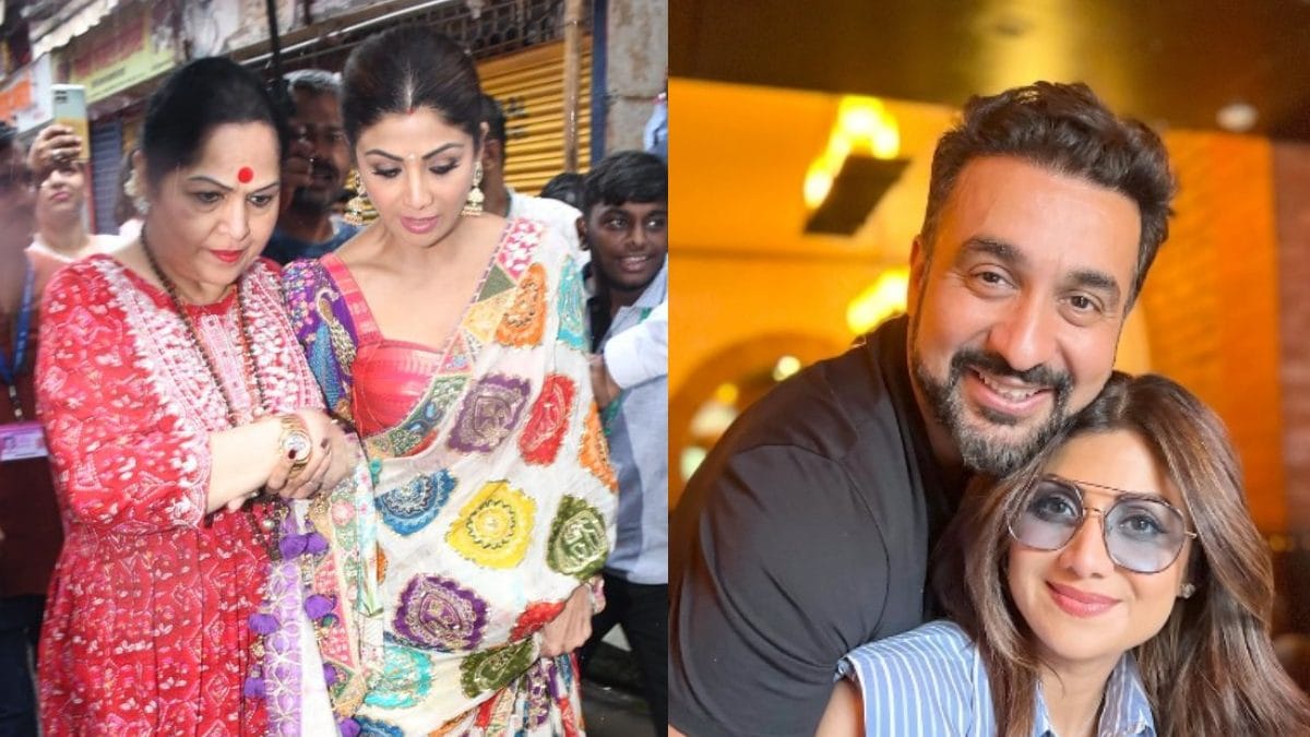 Shilpa Shetty Visits Lalbaughcha Raja, Video Calls Husband Raj Kundra For Darshan; Watch Video