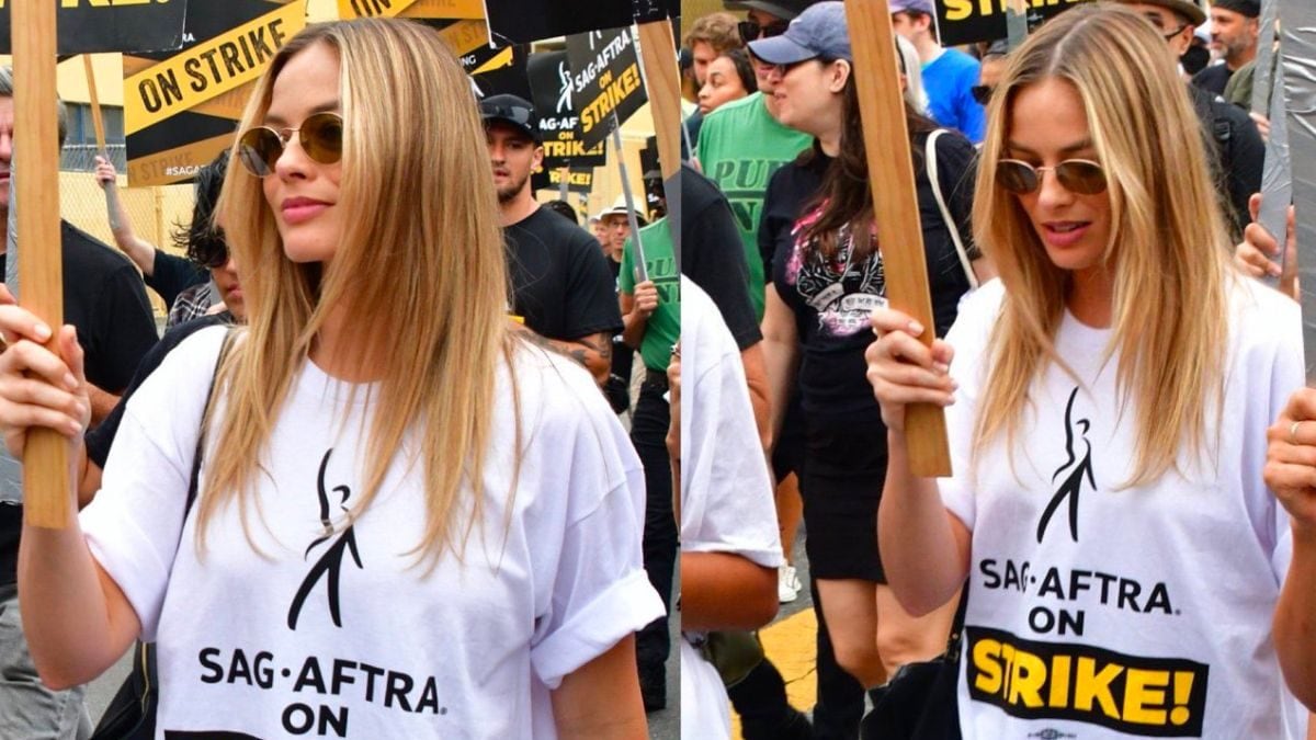 Margot Robbie Shows Support To SAG-AFTRA Protestors, Joins Rally