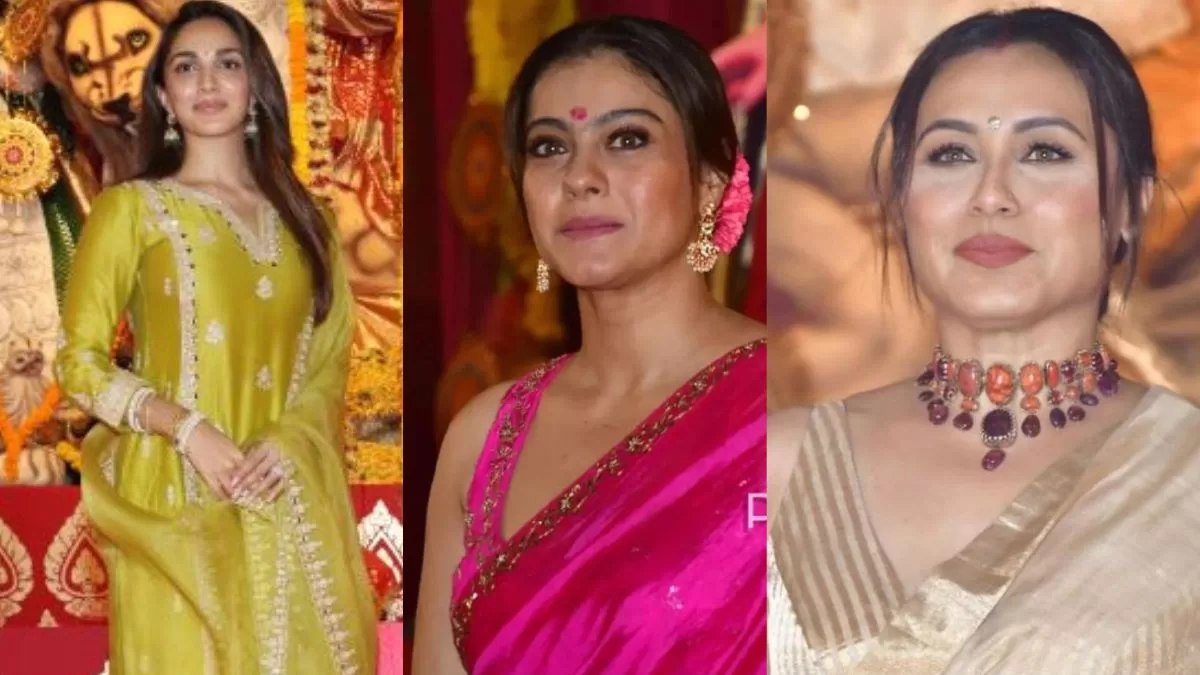 Bollywood Divas at Durga Puja Pandals: Rani Mukherjee to Kiara Advani – See the Glorious Pics And Videos!
