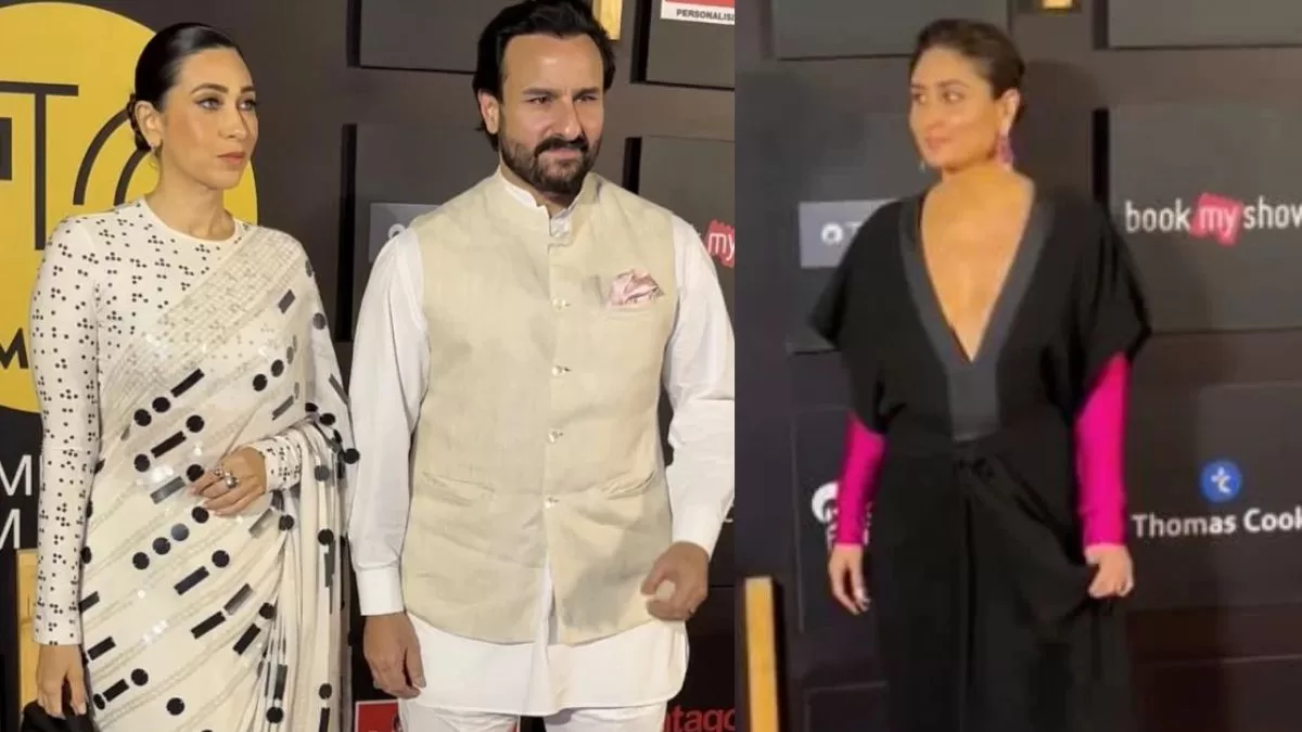 Saif Ali Khan Twins With ‘Saali Sahiba’ Karisma Kapoor At MAMI Film Festival; User Says ‘Nice Jeeja-Saali Jodi’