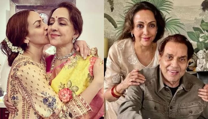Hema Malini Gets An Cute Kiss From Esha Deol On 75th B’Day, Reveals The Best Gift From Dharmendra: Checkout Here!