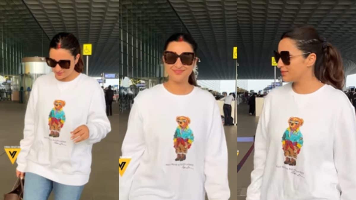 Parineeti Chopra Bursts Into Laughter As Paparazzi Tell Her ‘Jiju Ko Bolna…’ | Watch