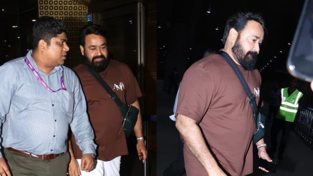 Mohanlal Lands In Mumbai For Second Shooting Schedule Of Shanaya Kapoor Starrer Vrushabha; Watch
