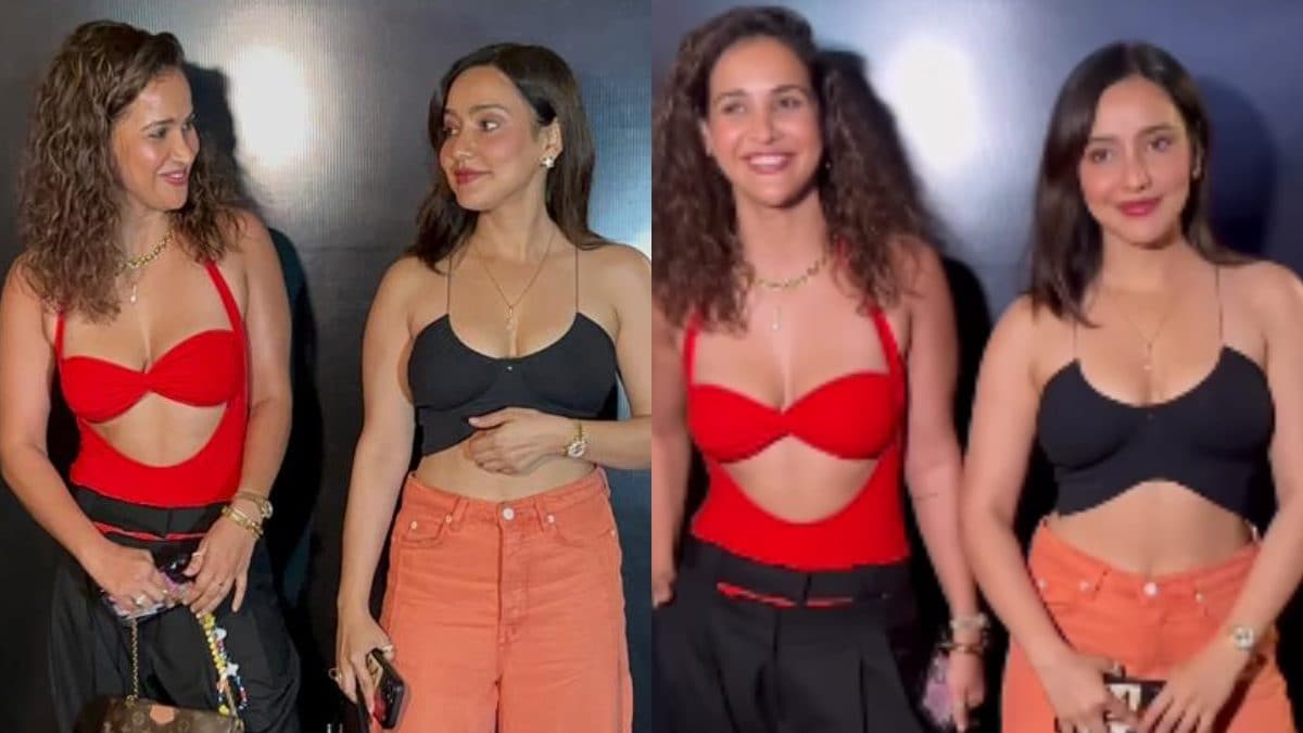 Sexy! Neha Sharma, Aisha Sharma Flaunt Curves In Racy Bralettes & Pants, Video Goes Viral; Watch