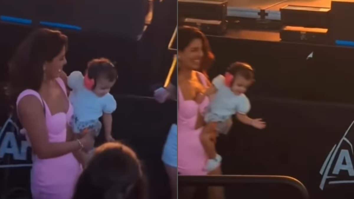Priyanka Chopra Bursts Out Laughing As Baby Malti Waves At Crowd; Cute Video Goes Viral