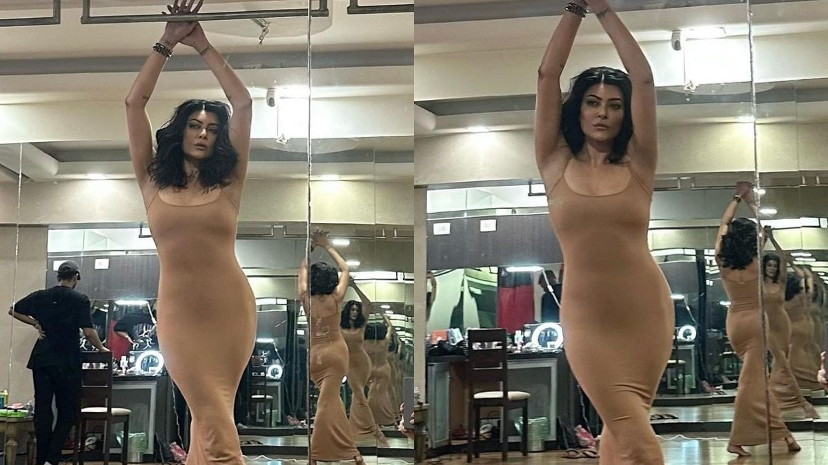 Sexy! Sushmita Sen Flaunts Her Curves In A Nude Bodycon Dress; See Hot Photos