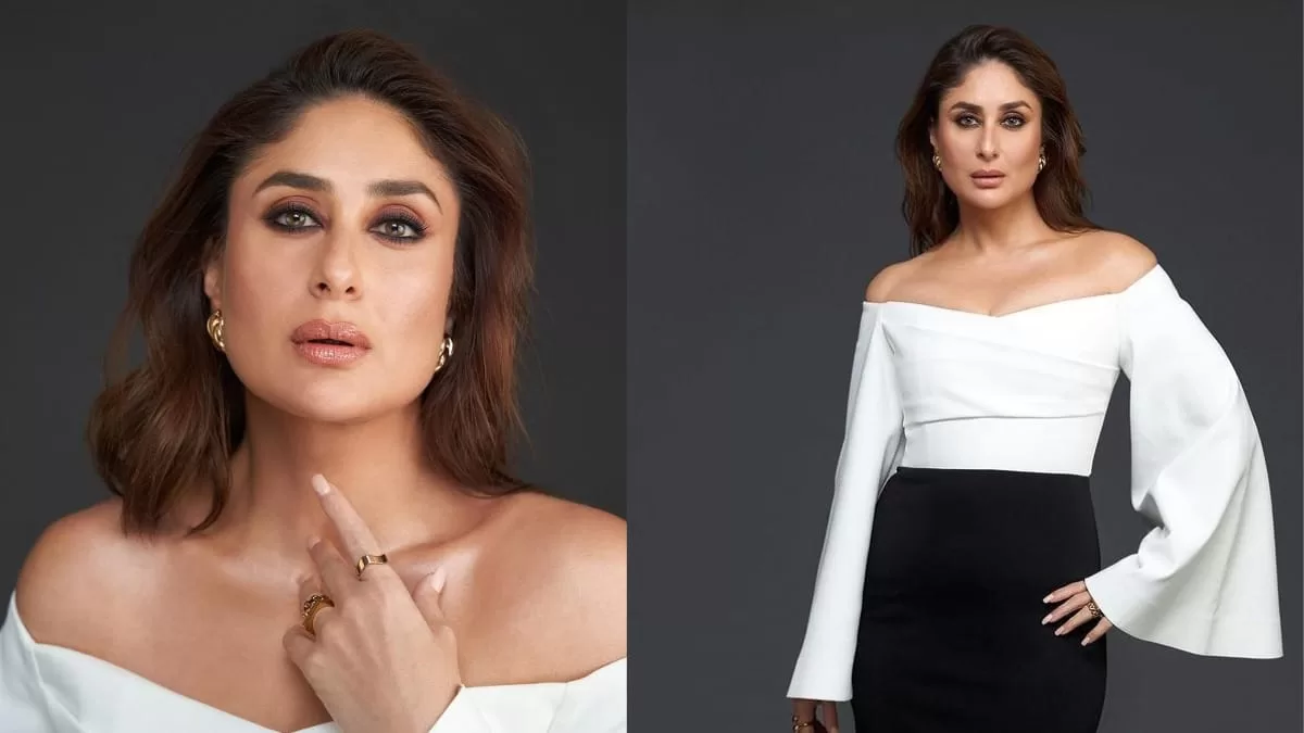 Kareena Kapoor Khan In Off- Shoulder Gown Creates Most Exquisite Monochromatic Magic