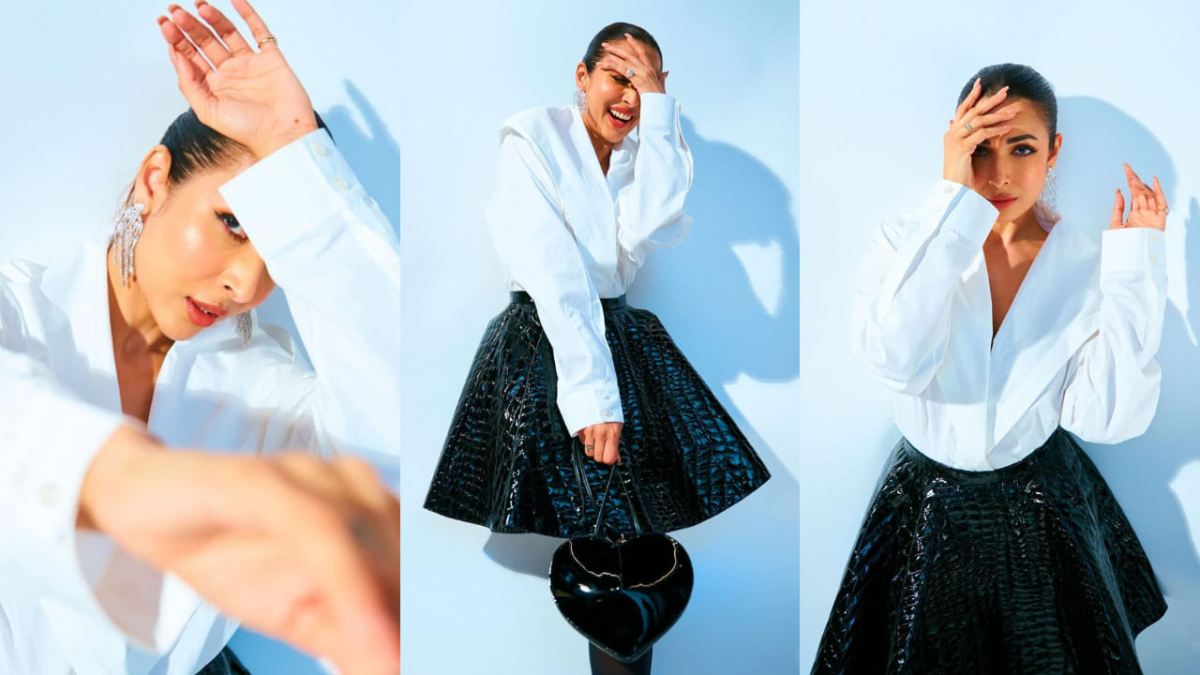 Malaika Arora Steals Heart With Her ‘Pristine White Bodysuit And Crocodile Textured Skirt’; PICS Inside