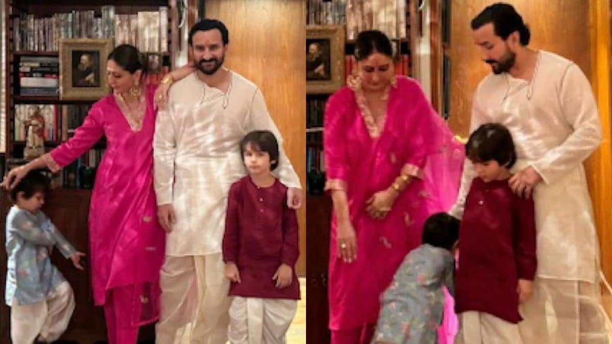 Kareena Kapoor FAILS To Take Perfect Family Pic Yet Again on Diwali Thanks To Her Naughty Son Jeh