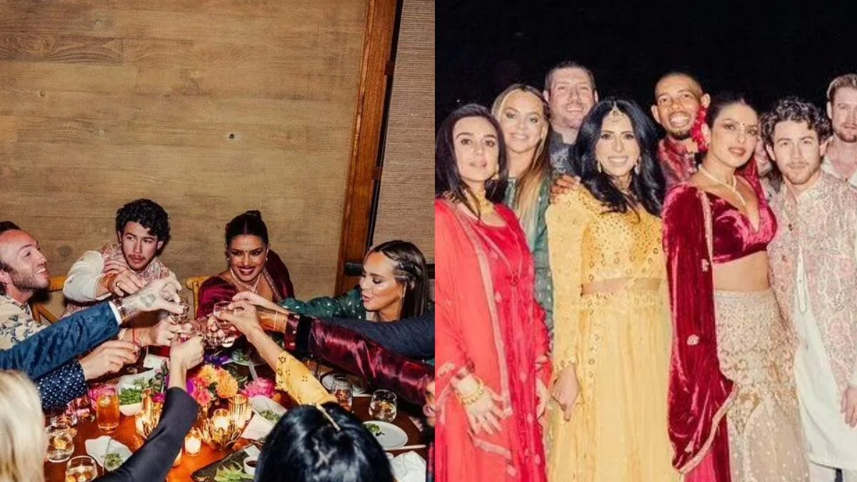 Priyanka Chopra-Nick Jonas Sparkle With Star-Studded Squad In LA Festivities